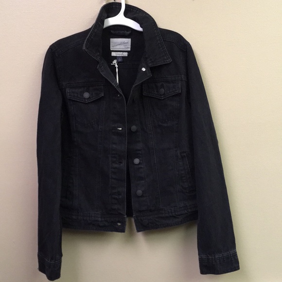 universal thread black denim jacket